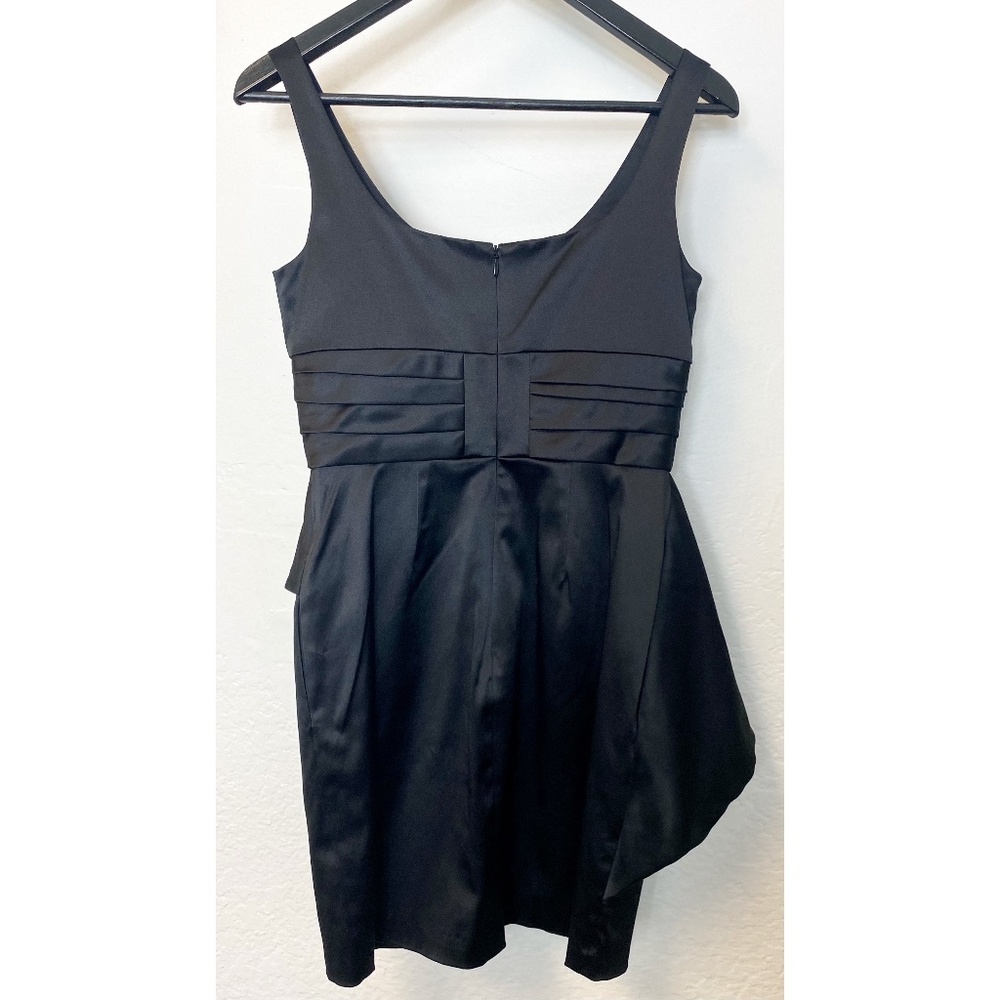 BCBGGENERATION Black Front Ruffle Cocktail Dress - Picture 4 of 4